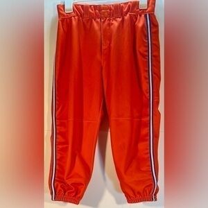 EVOSHIELD ORANGE SOFTBALL LEGGINGS SIZE MEDIUM
